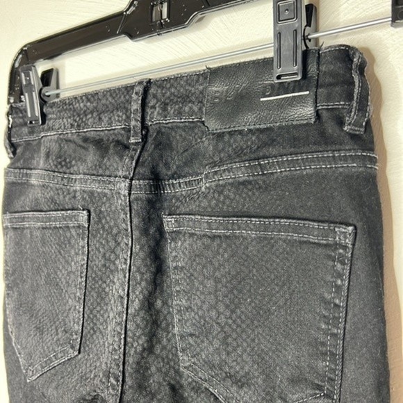 BLK DNM snakeskin print skinny jeans black 24 / 30 - Picture 4 of 6